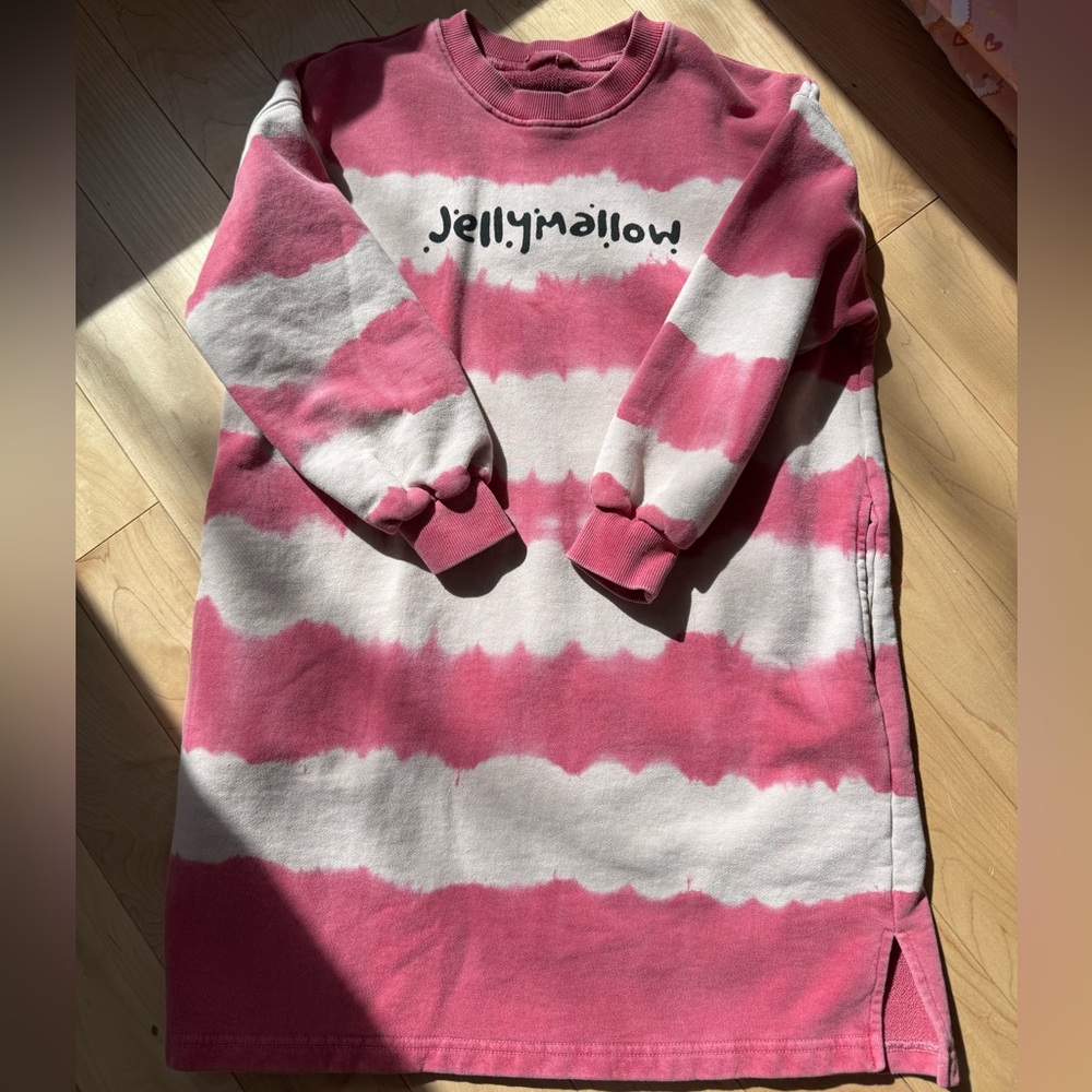 Jellymallow sweatshirt dress 8-9 years